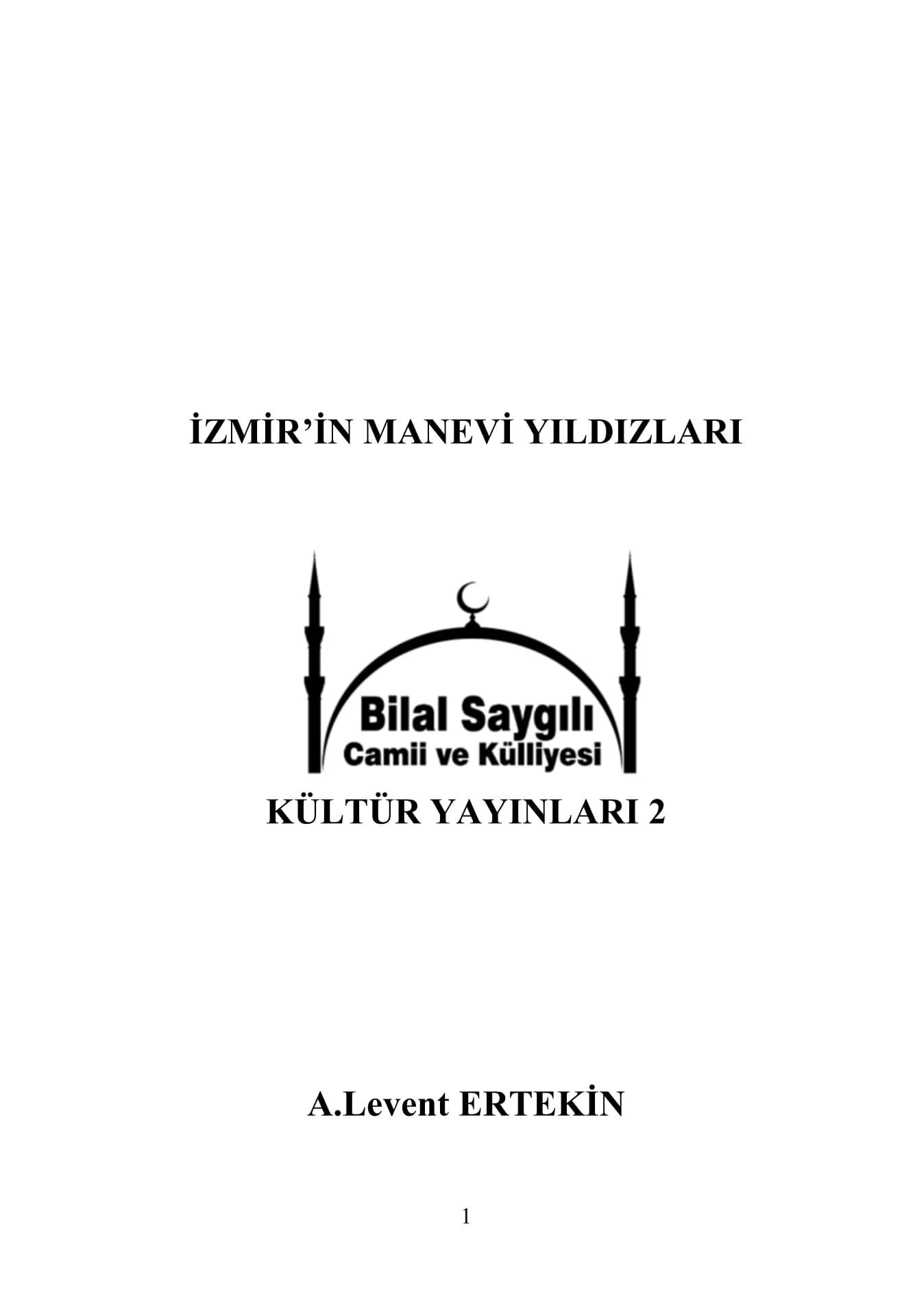 İzmir'in Manevi Yıldızları kitap kapağı